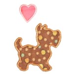 Medium Puppy and Heart