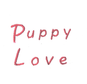 Lettering Puppy Love